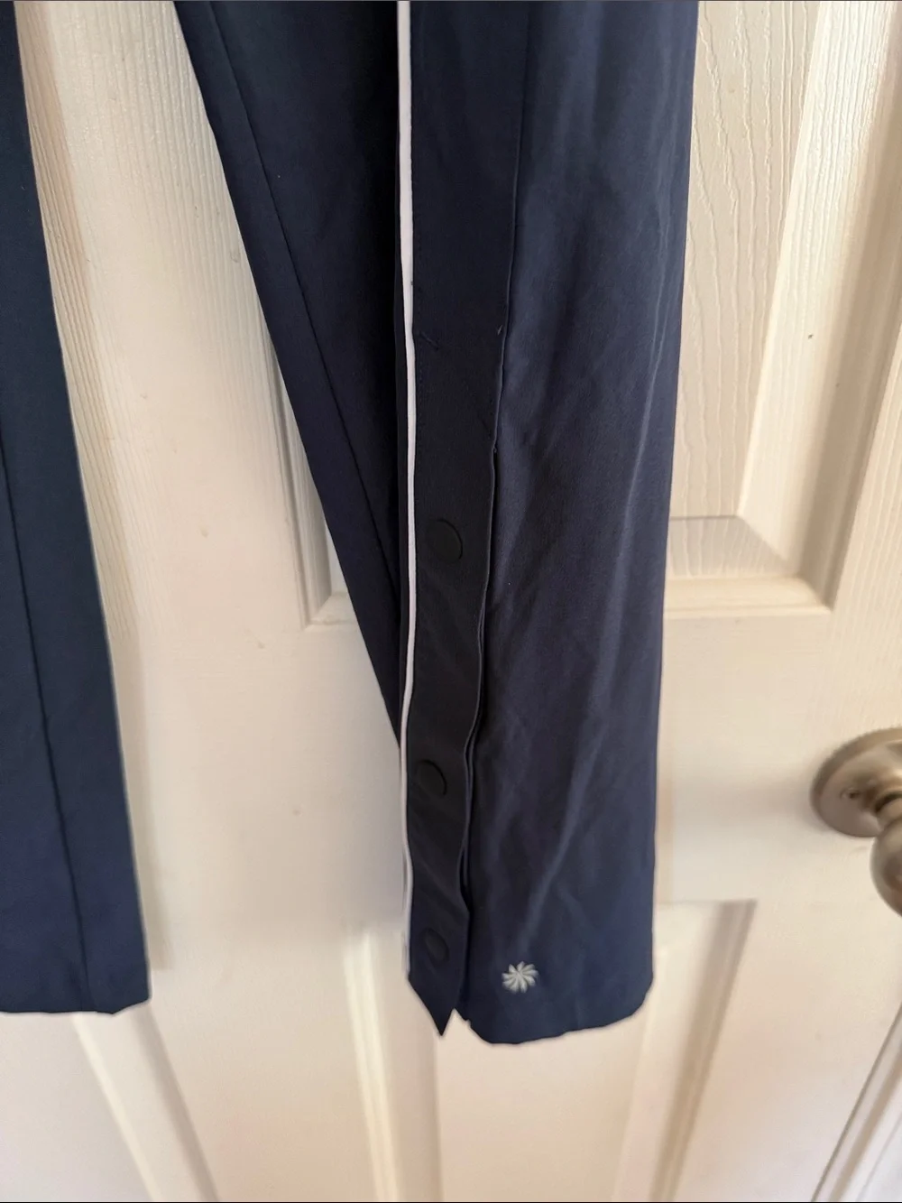 Athleta Girl Navy Tear Away Track pants XL 14